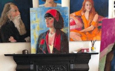 Jan Burgess meets portrait artist Jane Palmer