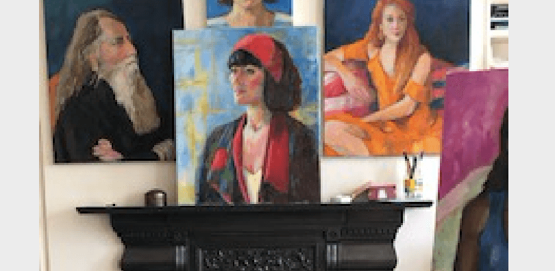 Jan Burgess meets portrait artist Jane Palmer